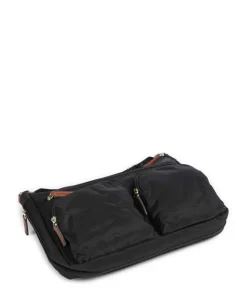 X-Collection Schultertasche recyceltes Nylon schwarz
