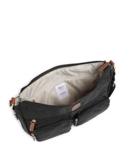 X-Collection Schultertasche recyceltes Nylon schwarz