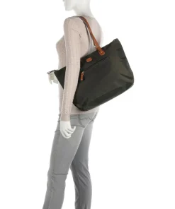 X-Collection Shopper recyceltes Nylon olivgrün