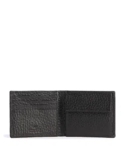 Yannik RFID Geldbörse genarbtes Rindsleder dunkelbraun