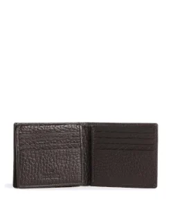 Yannik RFID Kreditkartenetui genarbtes Rindsleder dunkelbraun