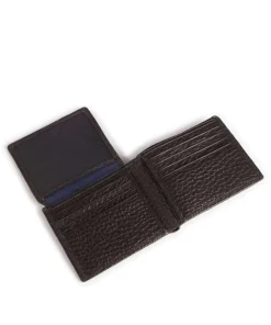 Yannik RFID Kreditkartenetui genarbtes Rindsleder dunkelbraun