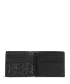 Yannik RFID Kreditkartenetui genarbtes Rindsleder schwarz