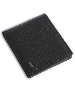 Yannik RFID Kreditkartenetui genarbtes Rindsleder schwarz