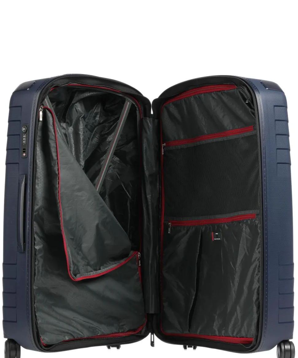 Ypsilon 4-Rollen Trolley dunkelblau 78 cm