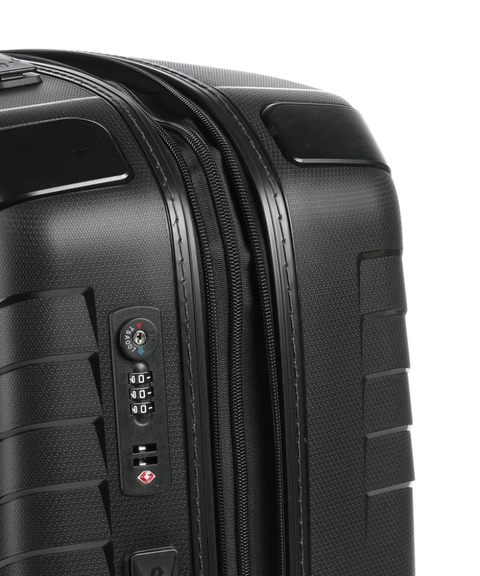 Ypsilon 4-Rollen Trolley schwarz 69 cm