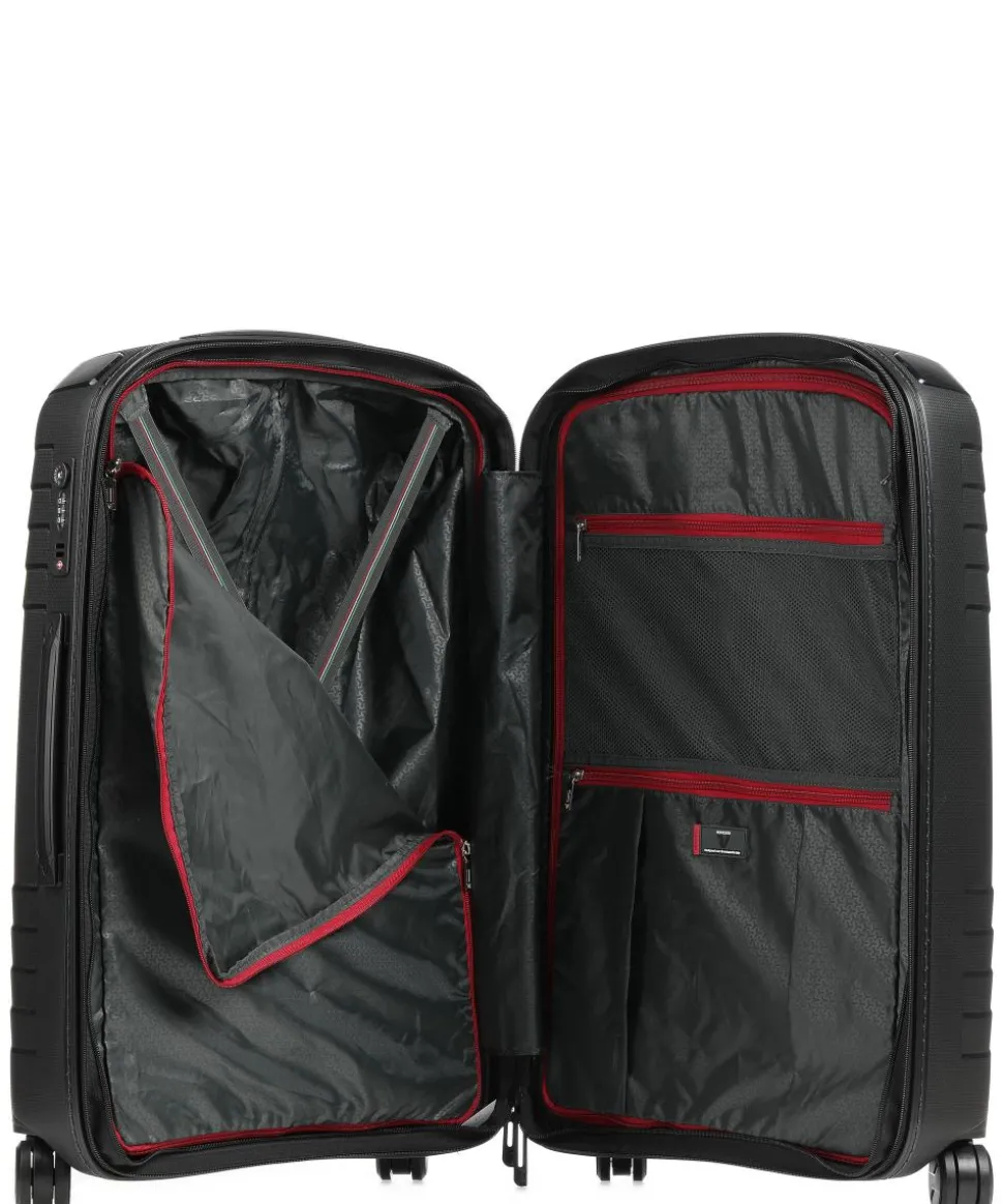 Ypsilon 4-Rollen Trolley schwarz 69 cm