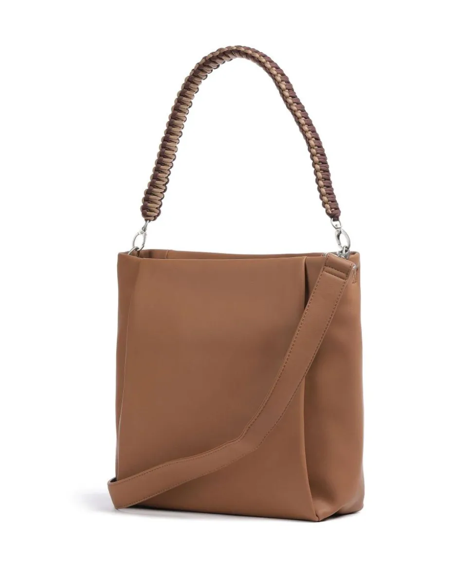 Yuna YU120 Beuteltasche Lederimitat braun