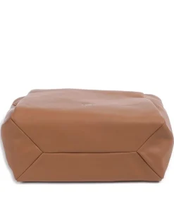 Yuna YU120 Beuteltasche Lederimitat braun