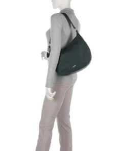 Yuna YU110 Beuteltasche Lederimitat dunkelgrün