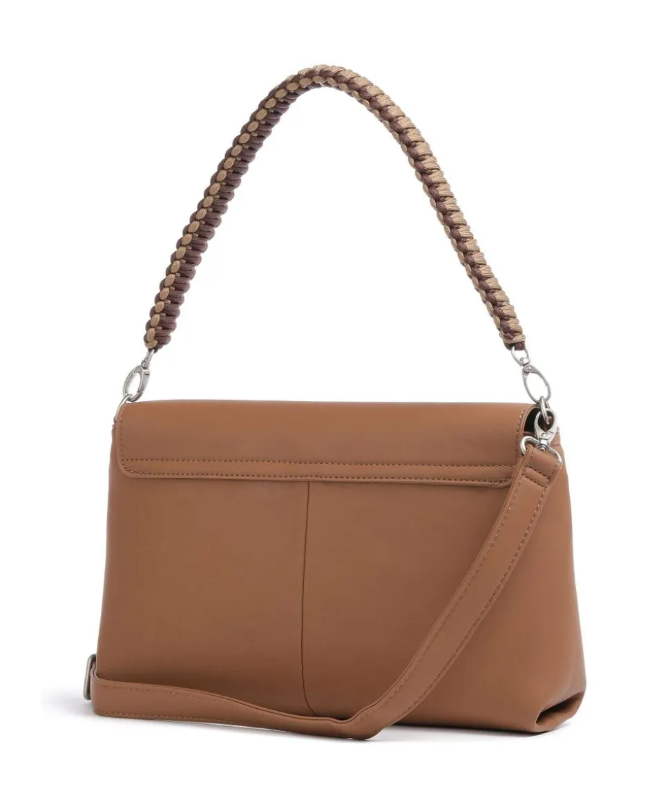 Yuna YU60 Schultertasche Lederimitat braun