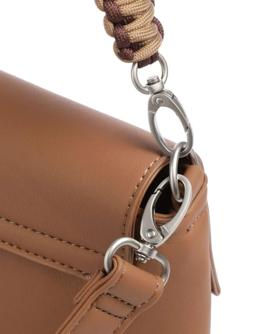 Yuna YU60 Schultertasche Lederimitat braun