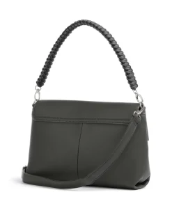 Yuna YU60 Schultertasche Lederimitat dunkelgrau