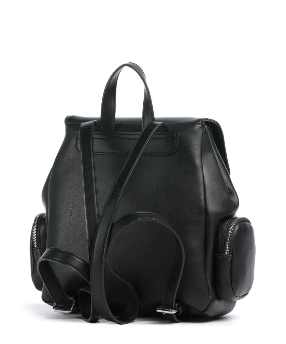 Zaino Rucksack Lederimitat schwarz