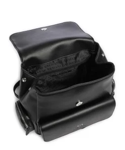 Zaino Rucksack Lederimitat schwarz