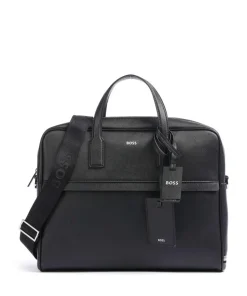 Zair Aktentasche 15″ Lederfaserstoff schwarz