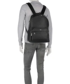 Zair Rucksack 14″ Lederfaserstoff schwarz