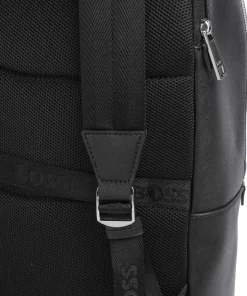 Zair Rucksack 14″ Lederfaserstoff schwarz