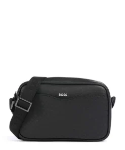 Zair Umhängetasche Lederfaserstoff schwarz