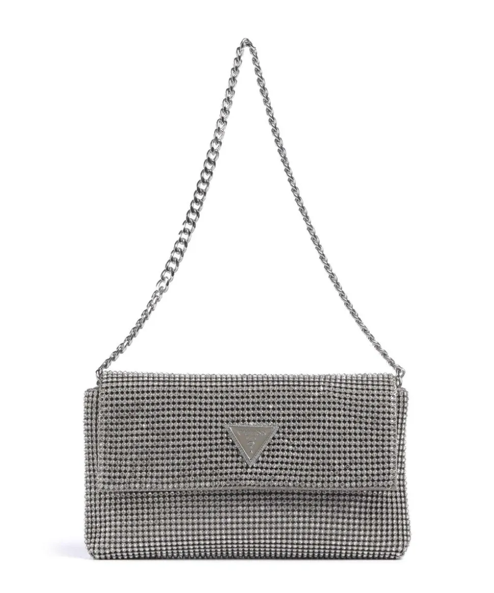 Zalina Schultertasche Aluminium, Polyester silber