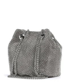 Zalina Schultertasche Aluminium silber