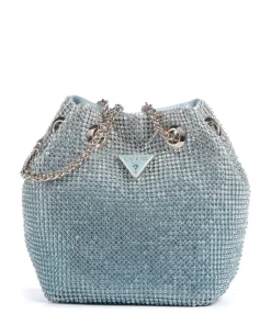 Zalina Schultertasche Aluminium hellblau