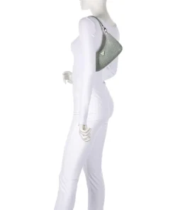 Zalina Schultertasche Aluminium mintgrün