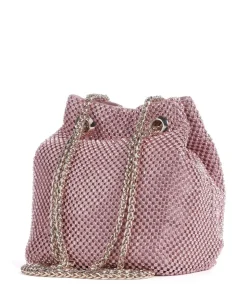 Zalina Schultertasche Aluminium rosa