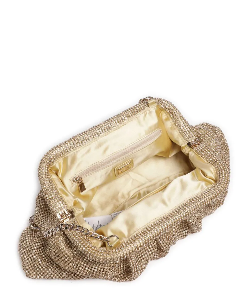 Zalina Schultertasche Aluminium gold