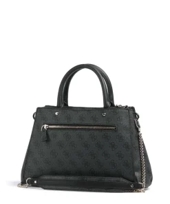 Zamira Handtasche Lederimitat dunkelgrau