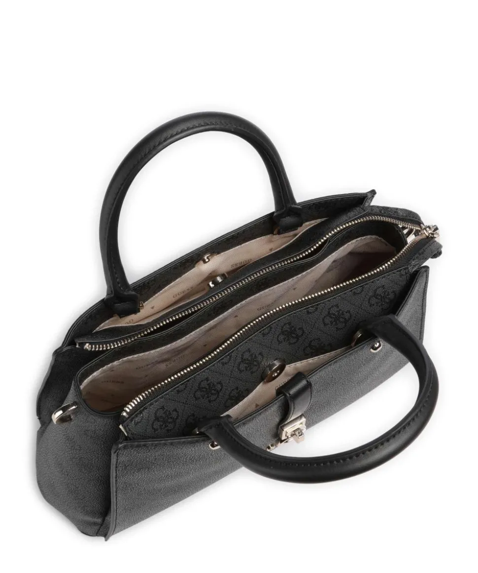 Zamira Handtasche Lederimitat dunkelgrau