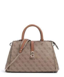 Zamira Handtasche Lederimitat braun