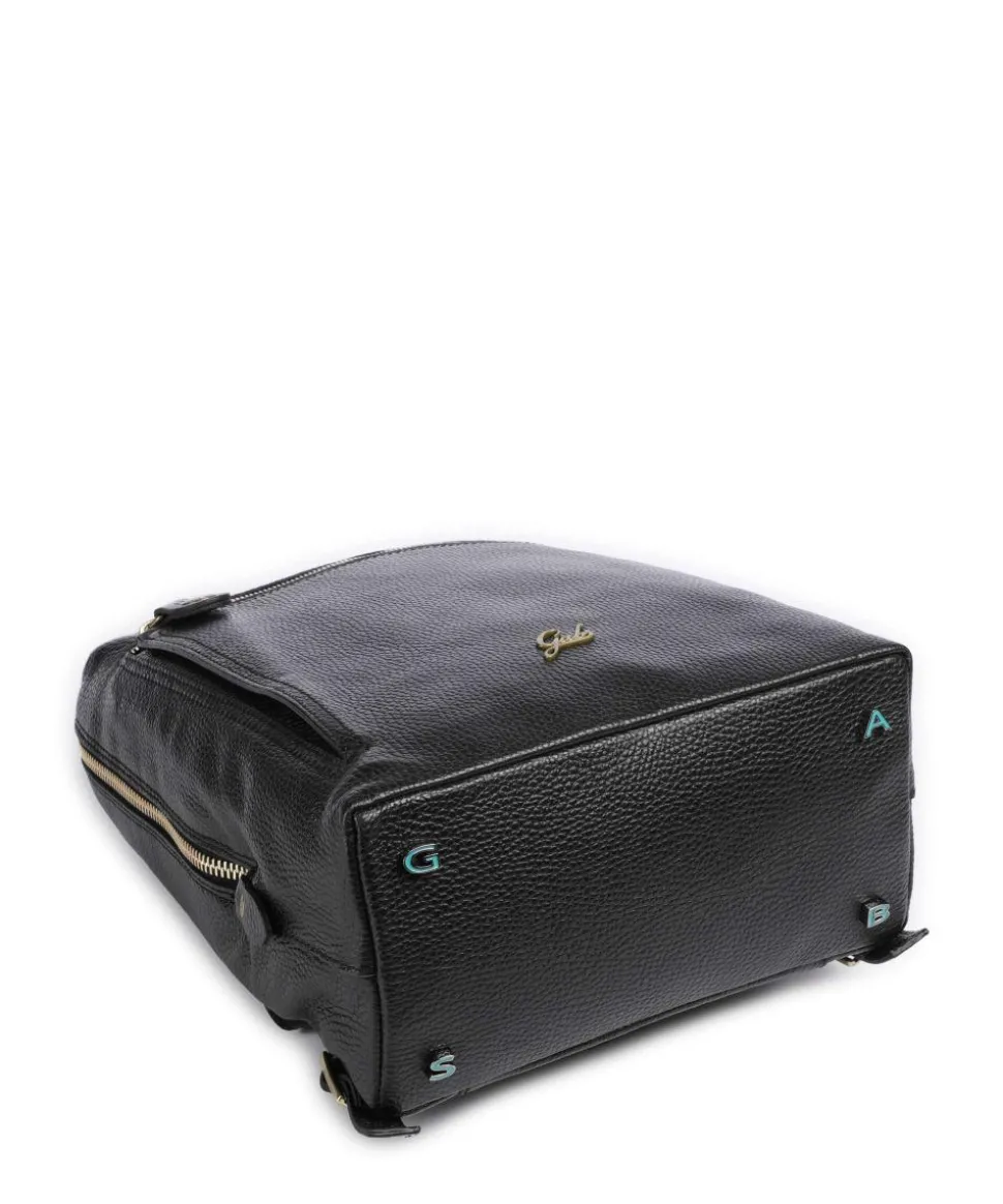 Zante Golly Rucksack Kalbsleder schwarz