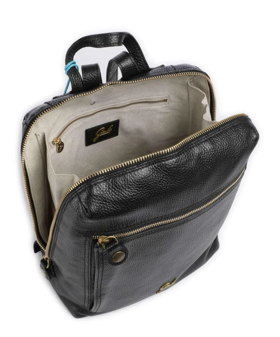 Zante Golly Rucksack Kalbsleder schwarz