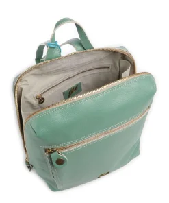 Zante Golly Rucksack Kalbsleder grünblau