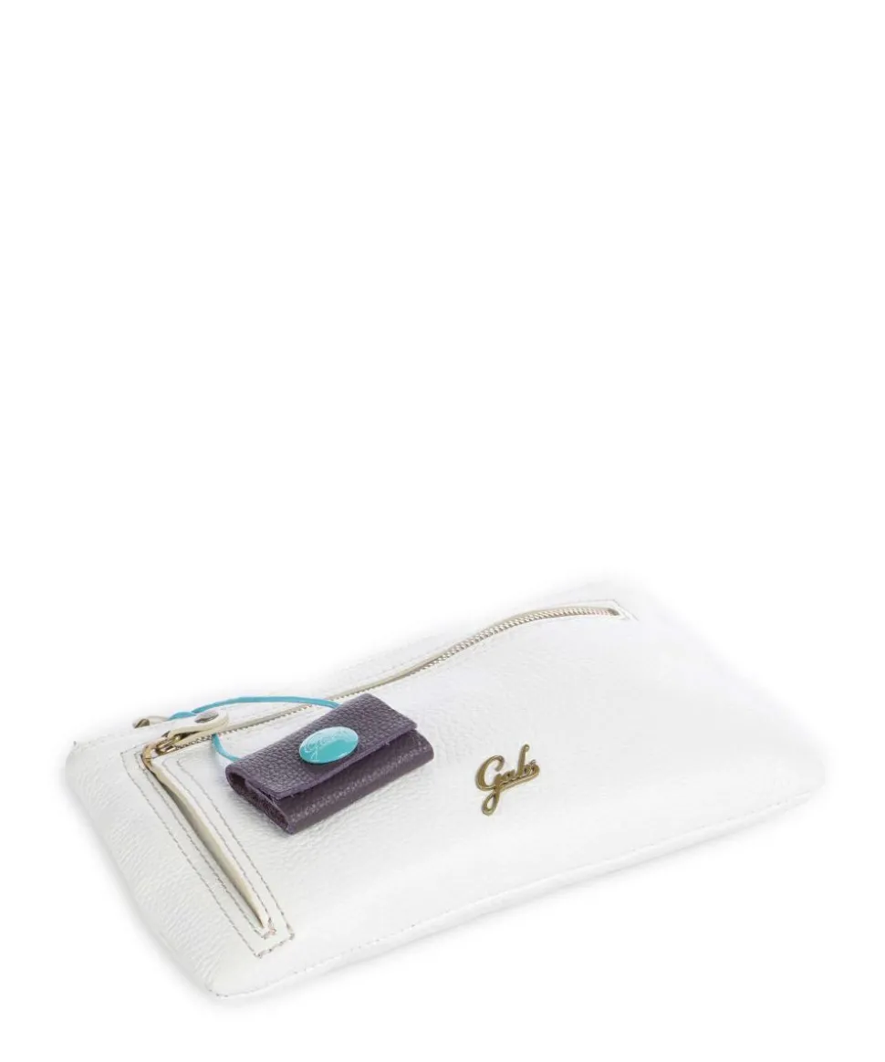 Zante Olly Umhängetasche genarbtes Kalbsleder weiß