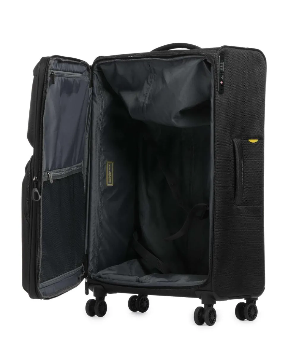 Zephyr 4-Rollen Trolley schwarz 78 cm