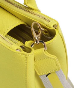 Zero Re Handtasche Lederimitat gelb