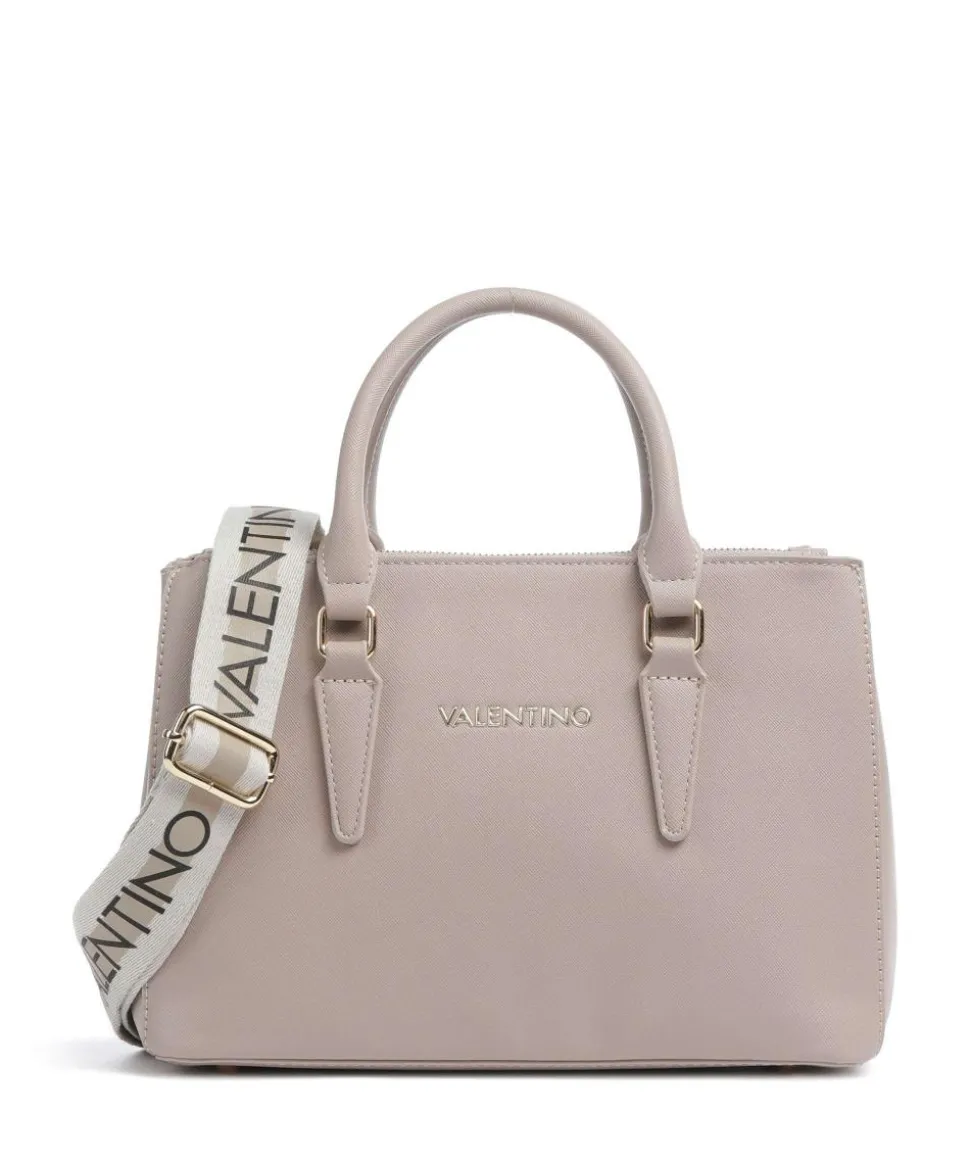 Zero Re Handtasche Lederimitat beige