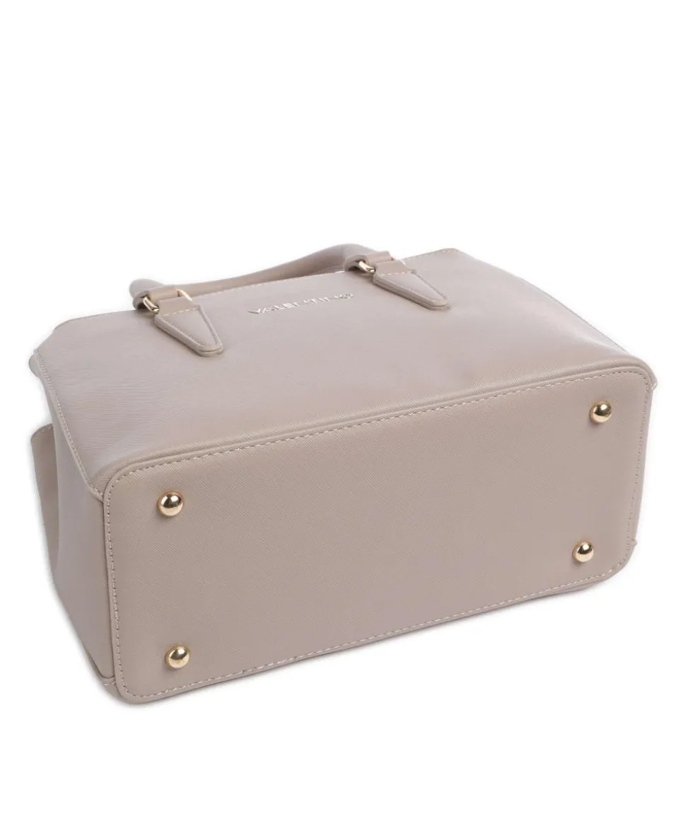 Zero Re Handtasche Lederimitat beige