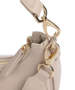 Zero Re Schultertasche Lederimitat beige