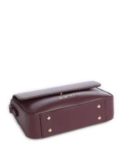 Zero Re Umhängetasche Lederimitat brombeer