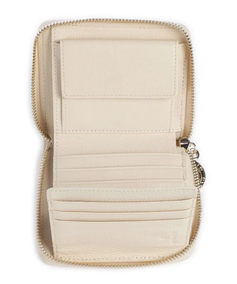 Zita Geldbörse genarbtes Rindsleder elfenbein