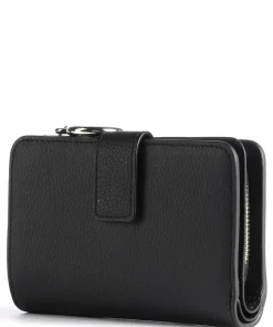 Zita Geldbörse genarbtes Rindsleder schwarz