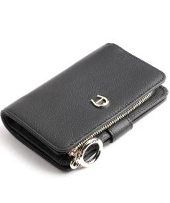 Zita Geldbörse genarbtes Rindsleder schwarz