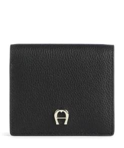 Zita Geldbörse genarbtes Rindsleder schwarz