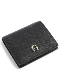 Zita Geldbörse genarbtes Rindsleder schwarz