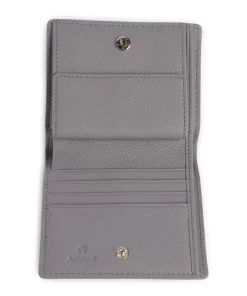 Zita Geldbörse genarbtes Rindsleder grau