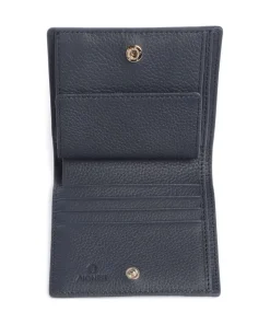 Zita Geldbörse genarbtes Rindsleder dunkelblau