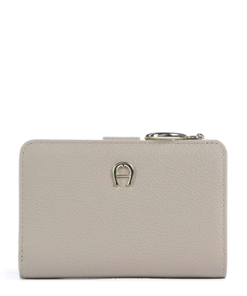 Zita Geldbörse genarbtes Rindsleder beige